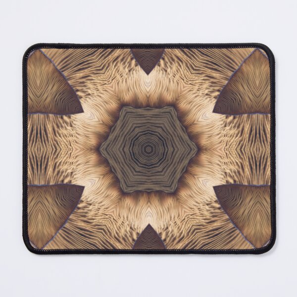 Item preview, Mushroom Hyphae texture Kaleidoscope Pattern 8 designed and sold by Swabcraft.