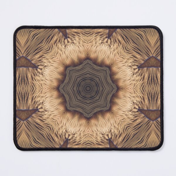 Item preview, Mushroom Hyphae texture Kaleidoscope Pattern 9 designed and sold by Swabcraft.