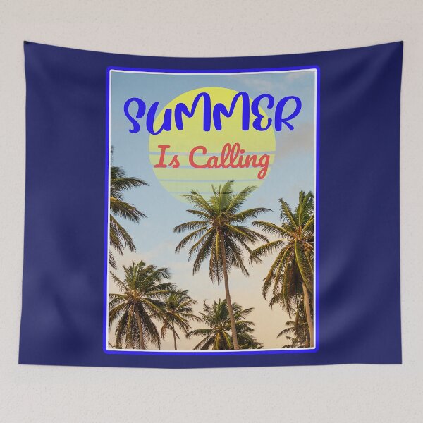 Item preview, Summer Is Calling With Palm Trees designed and sold by KathteeDesign.