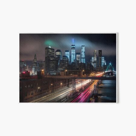 Artikel-Vorschau von New York City Skyline: Stadtbild-Kunstdruck für NYC-Fans, designt und verkauft von MauricioVL.
