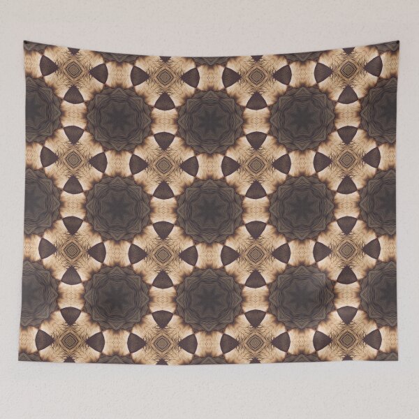 Item preview, Mushroom Hyphae texture Kaleidoscope Pattern 10 designed and sold by Swabcraft.