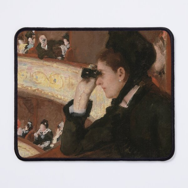 Item preview, Mary Cassatt - In the Loge designed and sold by PaintingArtwork.