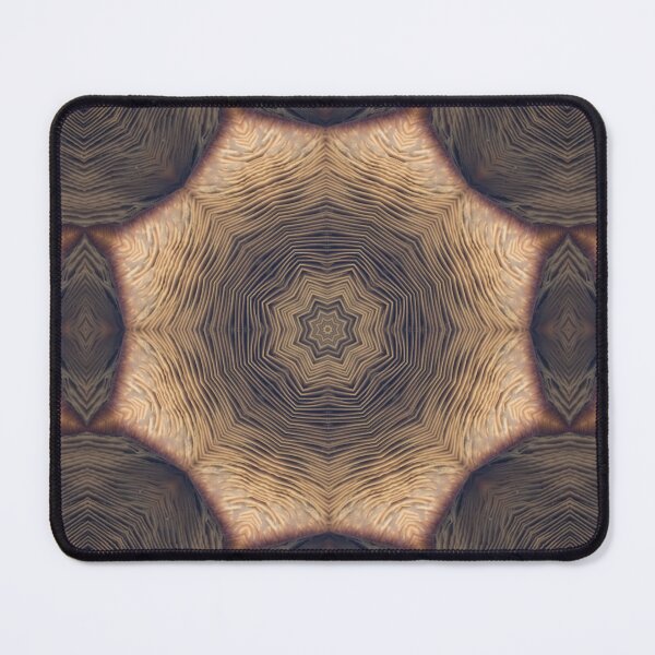 Item preview, Mushroom Hyphae texture Kaleidoscope Pattern 13 designed and sold by Swabcraft.