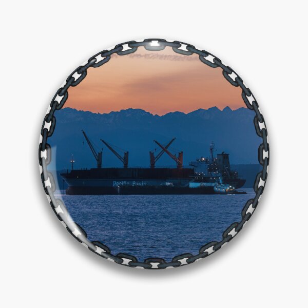 Item preview, Copy of  Vane Brothers Tug Huson Seattle Skyline Space Needle Sketch designed and sold by Jason Mosley.