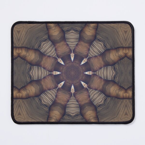 Item preview, Mushroom Hyphae texture Kaleidoscope Pattern 14 designed and sold by Swabcraft.