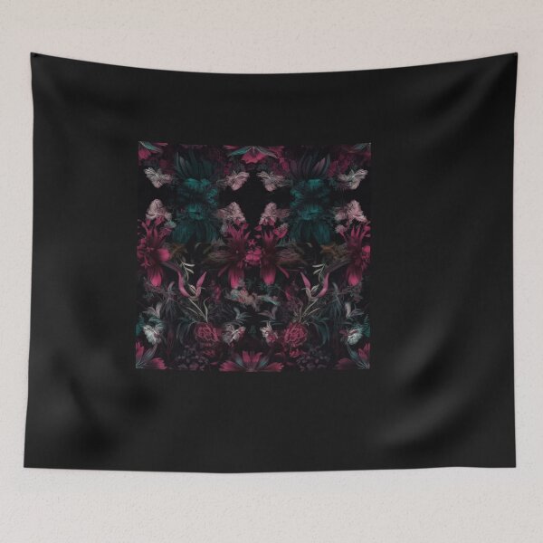 Item preview, Dark and Moody Floral Print designed and sold by Kajal Krishna.