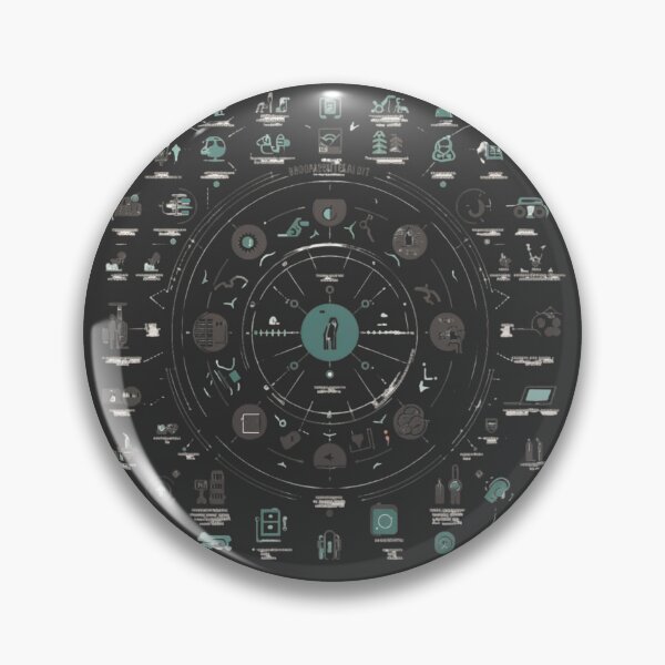 Item preview, Minimalist Infographic: Hacking & Cybersecurity designed and sold by RobotBadGuy0.