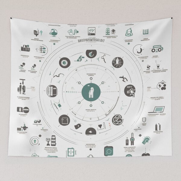 Item preview, Minimalist Infographic: Hacking & Cybersecurity designed and sold by RobotBadGuy0.