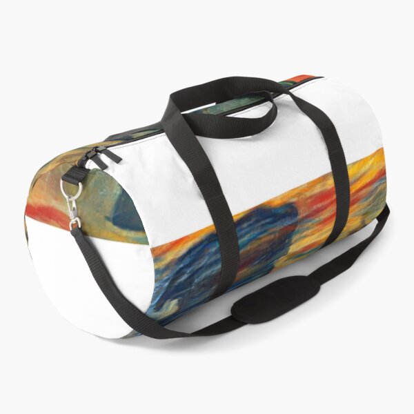 Item preview, Black Dog Puppy AI Generated The Scream Colors AI Art Artificial Intelligence Munch designed and sold by OurFunnyDesigns.