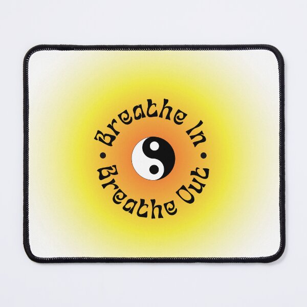 Item preview, Breathe in breathe out orange and yellow designed and sold by TheGuidedPixie.