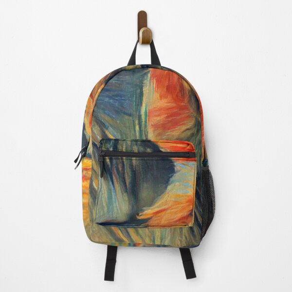 Item preview, Goldendoodle Golden Retriever Dog Puppy AI Generated The Scream Colors AI Art Artificial Intelligence Munch designed and sold by OurFunnyDesigns.