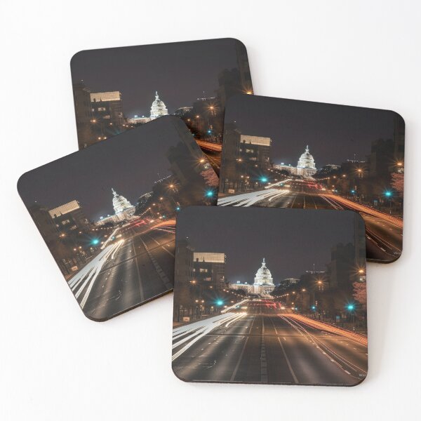 Item preview, Washington Skyline: Cityscape Art Print for DC Fans designed and sold by MauricioVL.