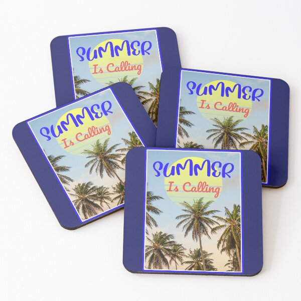 Item preview, Summer Is Calling With Palm Trees designed and sold by KathteeDesign.