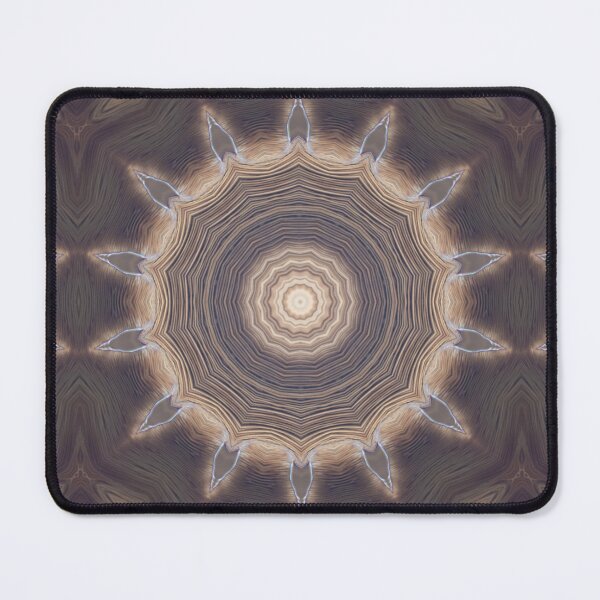 Item preview, Mushroom Hyphae texture Kaleidoscope Pattern 19 designed and sold by Swabcraft.