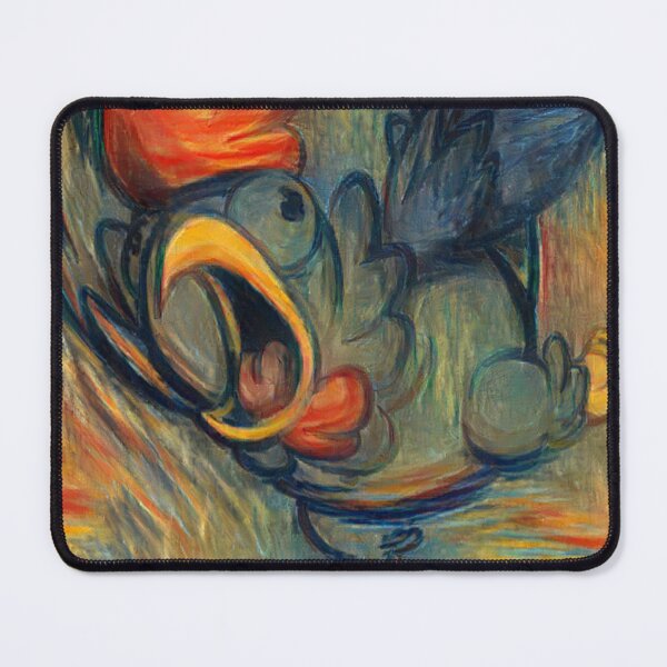 Item preview, Chicken Hen AI Generated The Scream Colors AI Art Artificial Intelligence AI Munch designed and sold by OurFunnyDesigns.