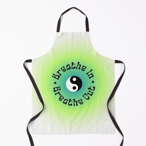 Item preview, Breathe in breathe out lime green designed and sold by TheGuidedPixie.