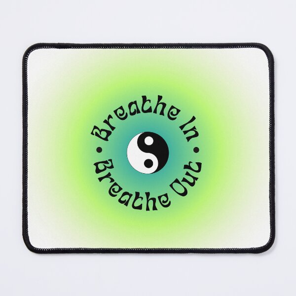 Item preview, Breathe in breathe out lime green designed and sold by TheGuidedPixie.
