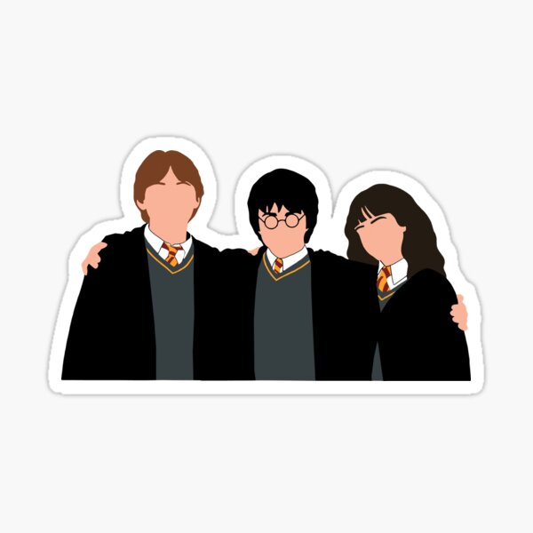 Harry Potter - Hermione Granger, Rubeus Hagrid, Ron Weasley