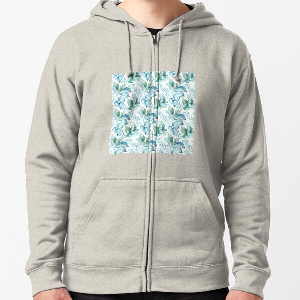 Printed Winter Hoodie - 'Color Leaf' Design Printed at Rs 1499