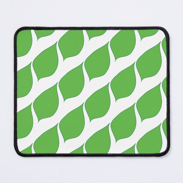 Item preview, Green Leaf Design Pattern With Forest Green Trim designed and sold by burbankdesigns.