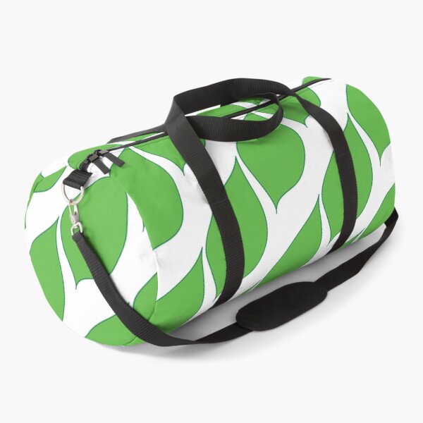 Item preview, Green Leaf Design Pattern With Forest Green Trim designed and sold by burbankdesigns.