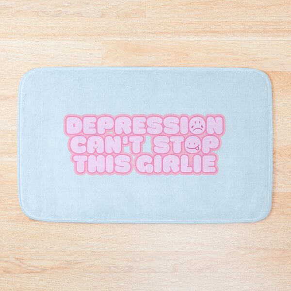 Item preview, Kawaii Depression can't stop this girlie mental health awareness slogan designed and sold by digitalsorceres.