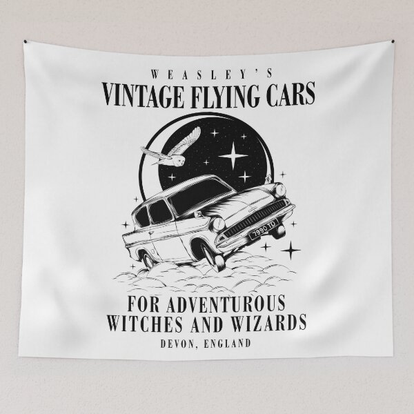 Item preview, Vintage Flying Cars designed and sold by Slythh.