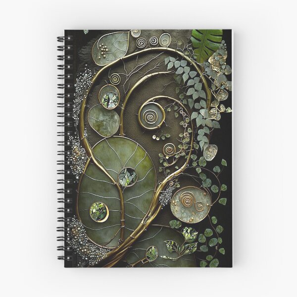 Item preview, Glittery Botanical Gems,Organic Colors, designed and sold by GemstoneandLeaf.