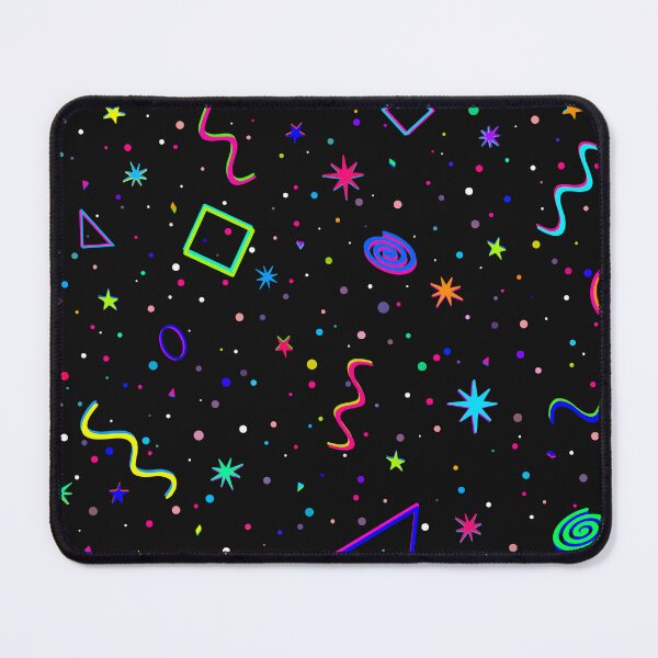 Item preview, 90's 2000's Carpet Pattern Design - y2k Neon Bowling Alley Arcade Movie Theater Skate Rink Carpet Dreamcore Nostalgia  designed and sold by blueversion.