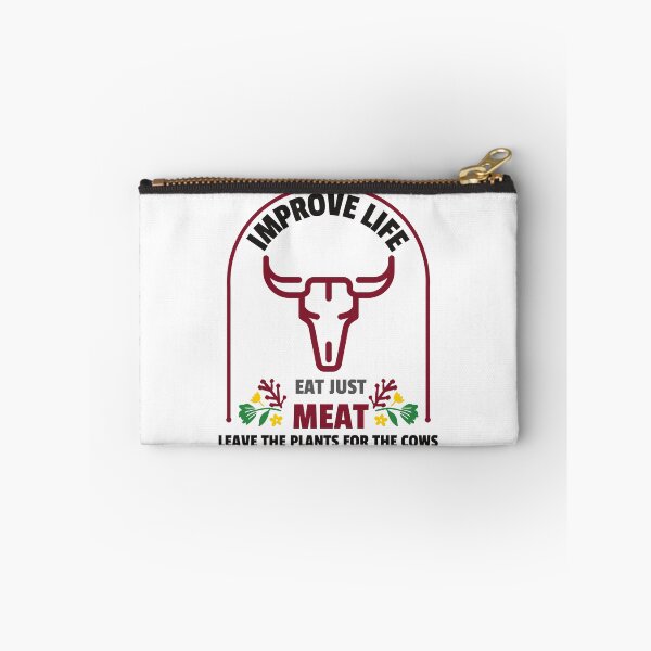 Aperçu de l'œuvre AMÉLIOREZ LA VIE MANGEZ JUSTE DE LA VIANDE créée et vendue par FinalCut55.