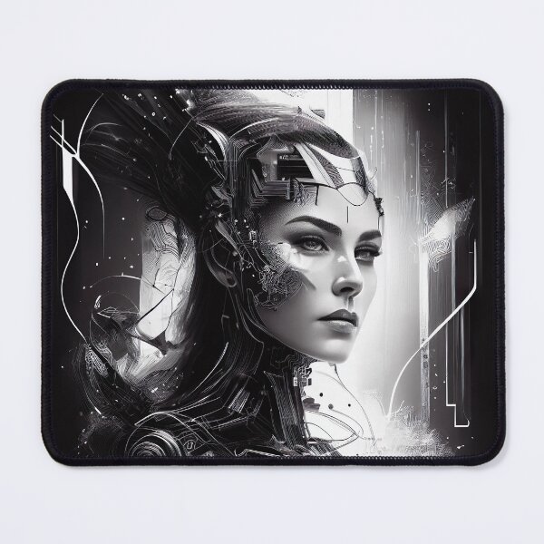 Item preview, AI Art | Cyborg Woman #01 designed and sold by Fractal-Graphic.