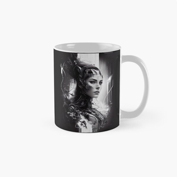 Item preview, AI Art | Cyborg Woman #01 designed and sold by Fractal-Graphic.