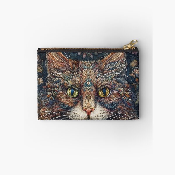 Item preview, Intricate Botanical Image of Cat designed and sold by Kajal Krishna.