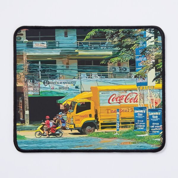 Item preview, Yellow Coca-Cola Truck designed and sold by Chrisseee.