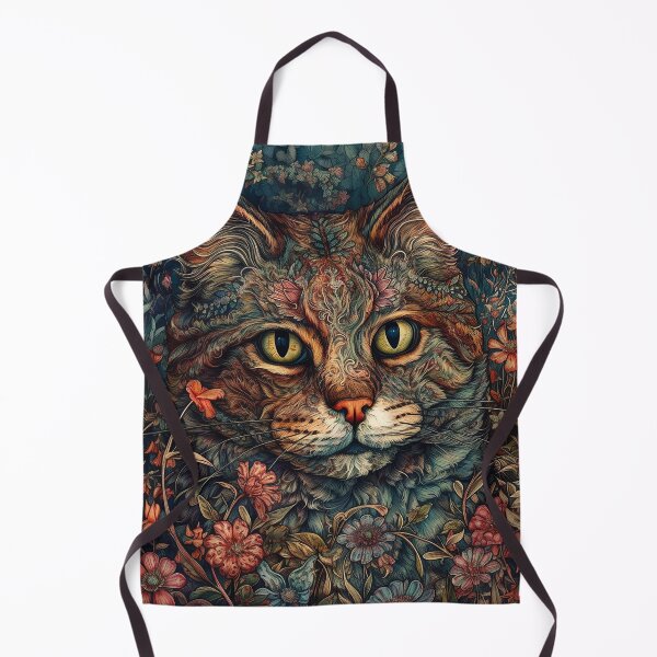 Item preview, Intricate Botanical Image of Cat designed and sold by Kajal Krishna.