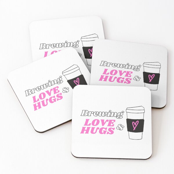 Item preview, Brewing Love & Hugs, Valentines Day, Wine Love, Coffee Lovers, Strong Love, Custom Tumbler designed and sold by Julia Dorian.