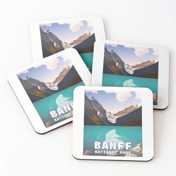 Item preview, Banff National Park Lake Louis Illustration designed and sold by kbracey-meraki.