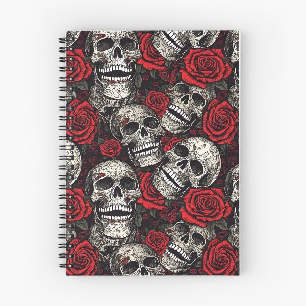 Item preview, Skulls and Roses designed and sold by TheeDigitalDen.