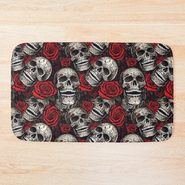 Item preview, Skulls and Roses designed and sold by TheeDigitalDen.