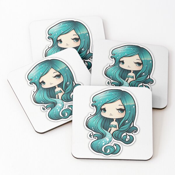 Item preview, Sirena emo con cabello azul, Chica emo con cabello azul designed and sold by StarshineCG.