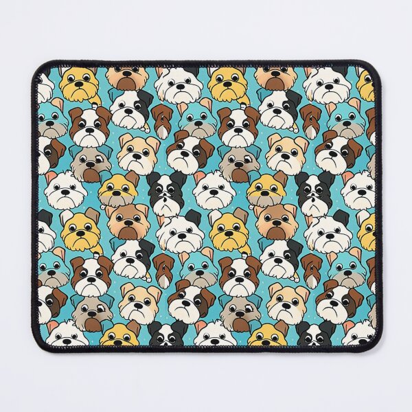 Item preview, Grumpy Dog face, Puppy Pattern, Doggy faces designed and sold by BuckCrispy.