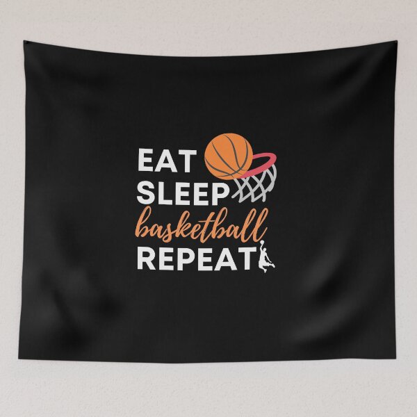 Item preview, Eat Sleep Basketball Repeat  designed and sold by evanyart.