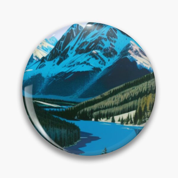 Item preview, Glacier National Park illustration  designed and sold by kbracey-meraki.