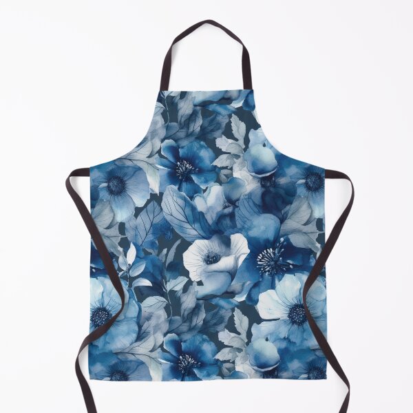Item preview, ¡Algunas flores bastante azules! designed and sold by TheeDigitalDen.