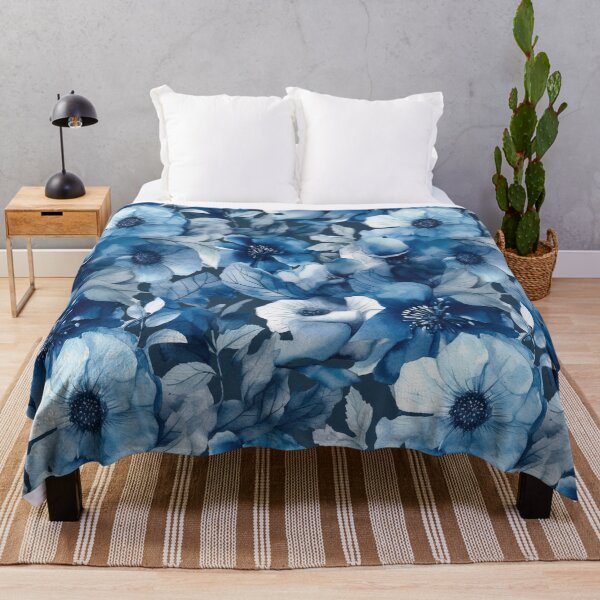 Item preview, Some Pretty Blue Flowers! designed and sold by TheeDigitalDen.