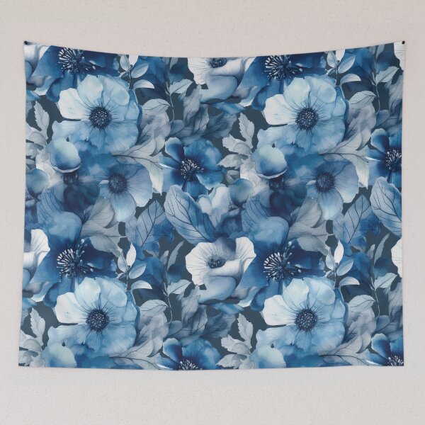 Aperçu de l'œuvre Quelques jolies fleurs bleues ! créée et vendue par TheeDigitalDen.