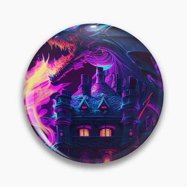 Item preview, Fantasy Dragon's Haunted House designed and sold by Art-By-Ikjo.