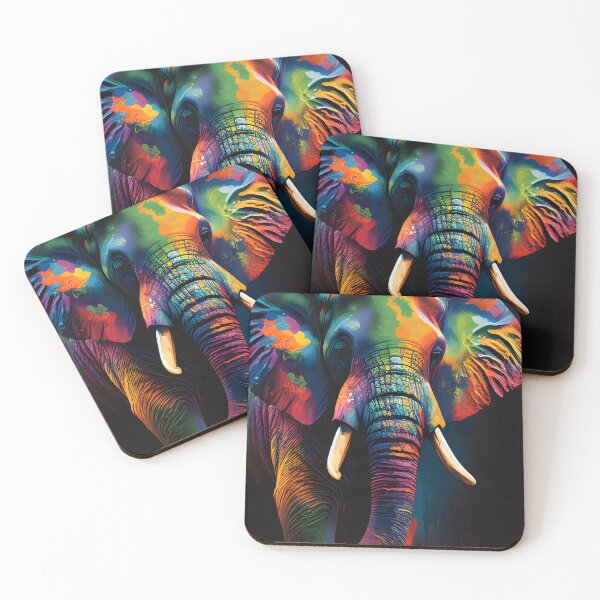 Item preview, Colourful elephant 2 designed and sold by Pixxite.