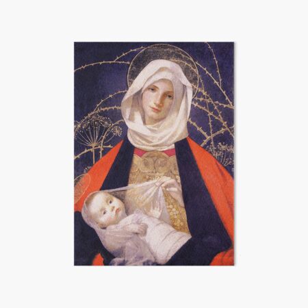 Mary Art Board Print