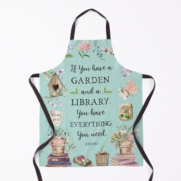 Item preview, Gardening and Library Quote Aesthetic on Green designed and sold by Nature Hues.